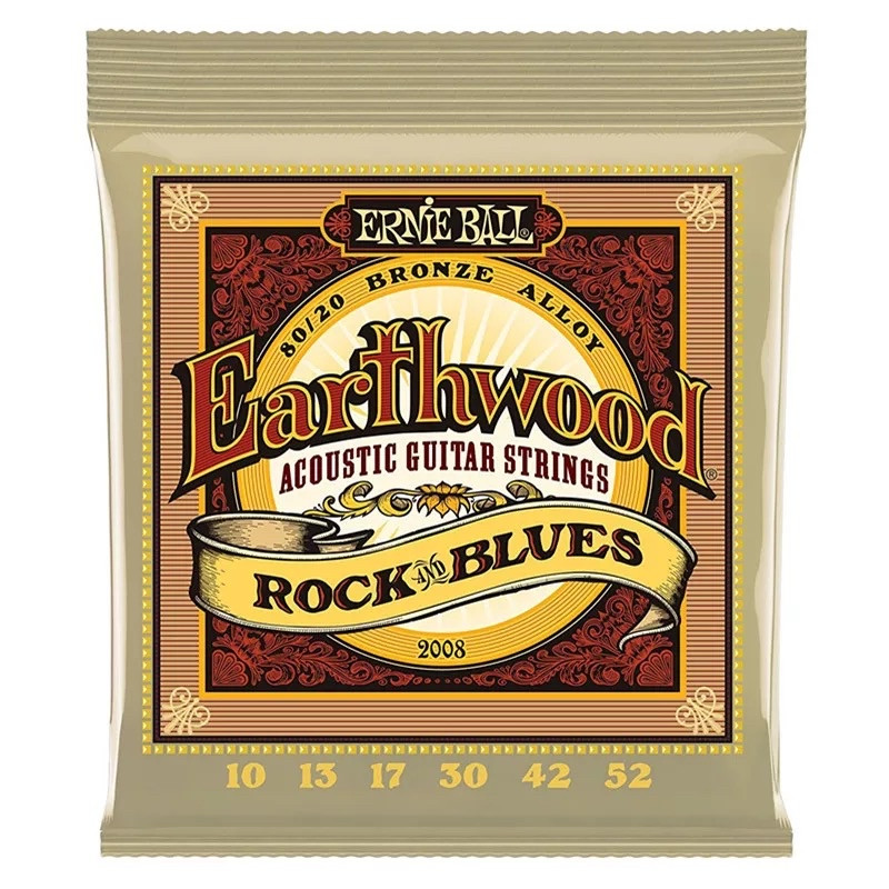 Струни для акустичної гітари Ernie Ball Earthwood 80/20 Bronze 10-52, фото 1
