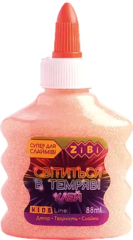Клей Zibi СВІТЛЯЧОК (для слаймів) жовтогарячий, 88 мл