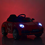 Дитячий електромобіль Porshe (4 мотори по 25W, 1 акум 12V9AH, MP3, USB) Bambi M 4699EBLR-6 Жовтий, фото 4