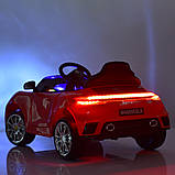 Дитячий електромобіль Porshe (4 мотори по 25W, 1 акум 12V9AH, MP3, USB) Bambi M 4699EBLR-6 Жовтий, фото 8