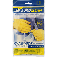 Перчатки хозяйственные размер L Buroclean 10200302