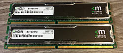 Комплект на 4GB (2 x 2GB) DDR2 667 MHz PC2 5300U 2Rx8 Mushkin (Intel/AMD) RAM Оперативна пам'ять
