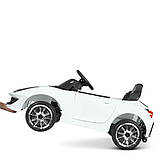 Дитячий електромобіль Ferrari (4 мотори по 25W, 1 акум 12V9AH, MP3, USB) Bambi M 4700EBLR-1 Білий, фото 6