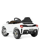Дитячий електромобіль Ferrari (4 мотори по 25W, 1 акум 12V9AH, MP3, USB) Bambi M 4700EBLR-1 Білий, фото 7