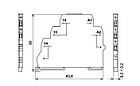 Твердотільне інтерфейсне реле SSR1-0230ACDC 1 контакт 230V 1,2A, фото 4