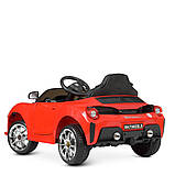 Дитячий електромобіль Ferrari (4 мотори по 25W, 1 акум 12V9AH, MP3, USB) Bambi M 4700EBLR-3 Червоний, фото 6