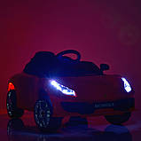 Дитячий електромобіль Ferrari (4 мотори по 25W, 1 акум 12V9AH, MP3, USB) Bambi M 4700EBLR-3 Червоний, фото 8