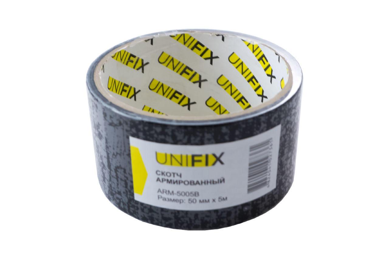 Стрічка армована Unifix 50 мм x 5 м Чорна (ARM-5005B)