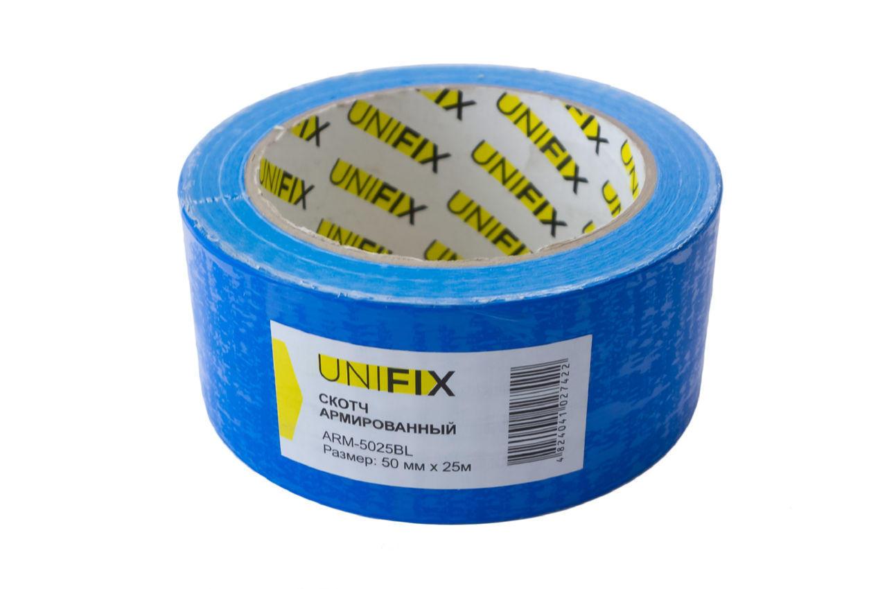 Стрічка армована Unifix 50 мм x 25 м синя (ARM-5025BL)