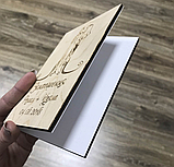 Запрошення на весілля в формі книжечки з фанери Manific Decor, фото 2