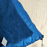 Куртка дитяча синя на хутряній підкладці ДШ, фото 2