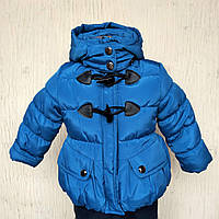 Куртка дитяча синя на хутряній підкладці ДШ