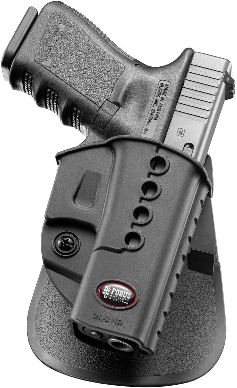Кобура Форт-12 пластик Fobus Paddle holster Glock 17/19 - New design GL-2ND, фото 1