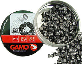 Кулі для пневматичної зброї Gamo Match Diabolo 250 шт. кал.4,5/пач. 6320024
