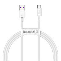 Кабель Baseus Type-C Superior Series Fast Charging Data Cable 66W 1m, White (CATYS-02)