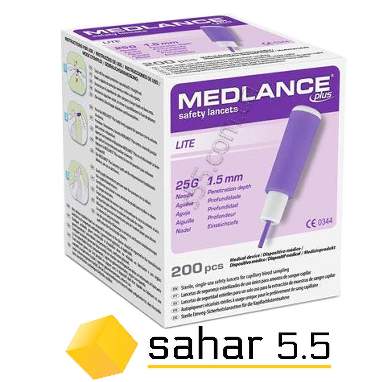 Ланцет автоматичний Медланс Плюс Лайт 25G - Medlance Lite