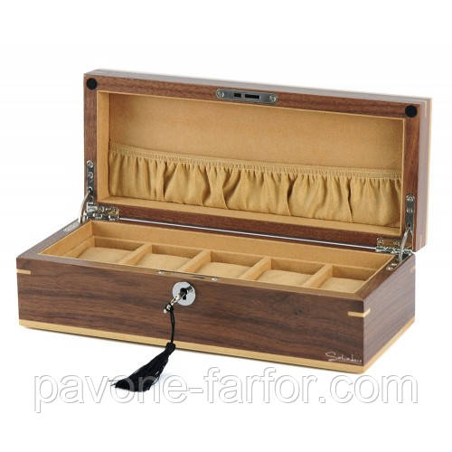 Скринька для годин дерев'яна Salvadore WB/2320/5.W.LX