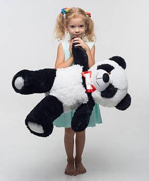 Плюшевий ведмедик панда м'яка іграшка містер ведмідь 90 см