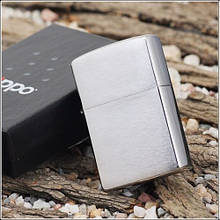 Запальничка Zippo BRUSH FNISH  колір CHROME 200