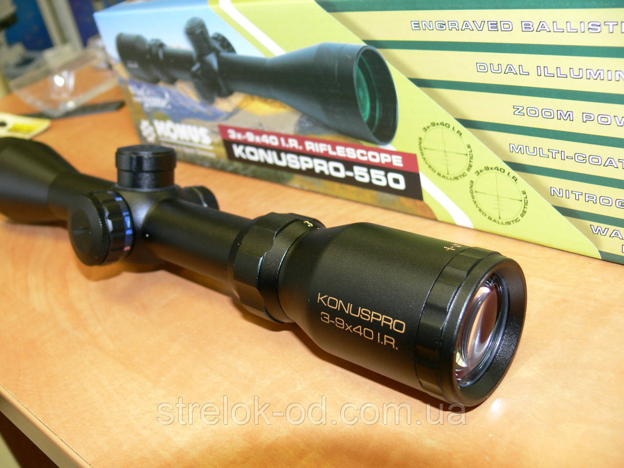 Оптичний приціл KONUS KONUSPRO-550 3-9x40 IR