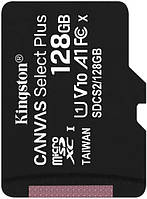 Карта памяти microSDXC 128GB Kingston Canvas Select Class 10 R100Mb (SDCS2/128GBSP)