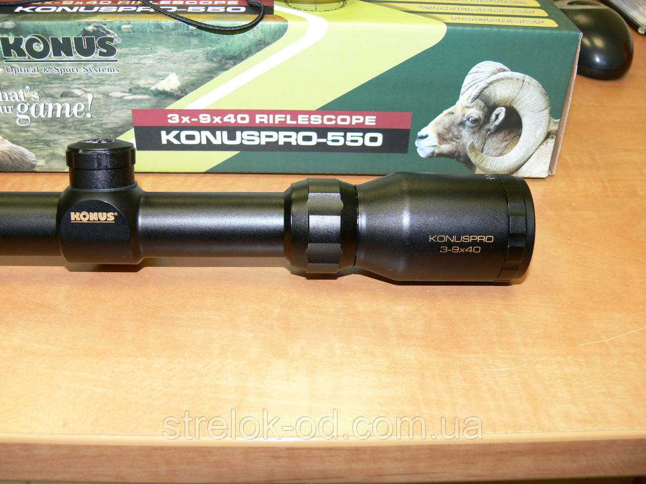 Оптичний приціл KONUS KONUSPRO-550 3-9x40 (Італія)