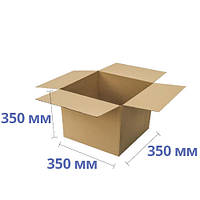Коробка картонная (350 х 350 х 350), бурая