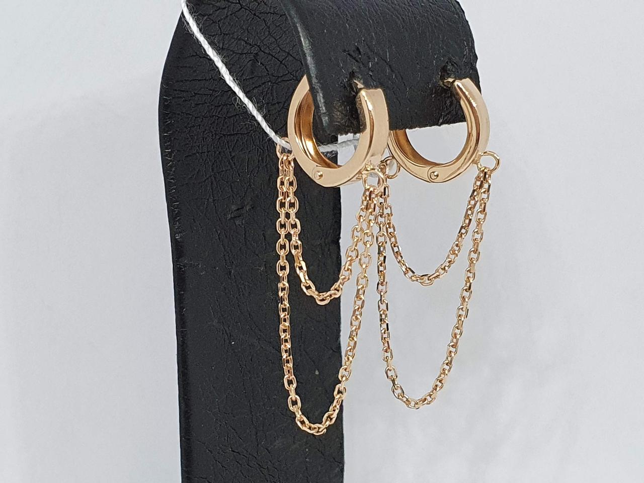 Золоті сережки. 470615, фото 1