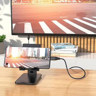 Кабель-адаптер високої чіткості HOCO UA16 Type-C to 4K HDMI 2 m Підтримує 4K