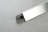 Кухонний плінтус Scilm пластиковий трикутний H=30мм L=4000мм під алюміній гладкий