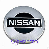 Наклейки 56 мм для дисків з емблемою Nissan. (Нісан) Ціна вказана за комплект із 4 штук, фото 2