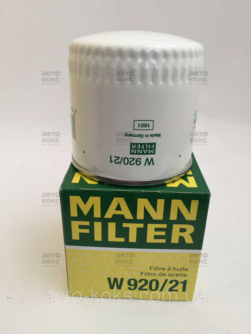 Mann W920/21 Фільтр масляний ВАЗ 2101-07 2121(1.6)