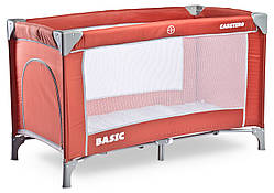 Дитяче ліжко манеж Caretero Basic Red