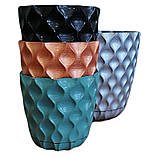 Горщик для квітів Venus 10 л чорний, фото 4