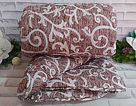 Одеяло евро размер 200 х 210 см ткань поликоттон наполнитель искусственная овчина О-923