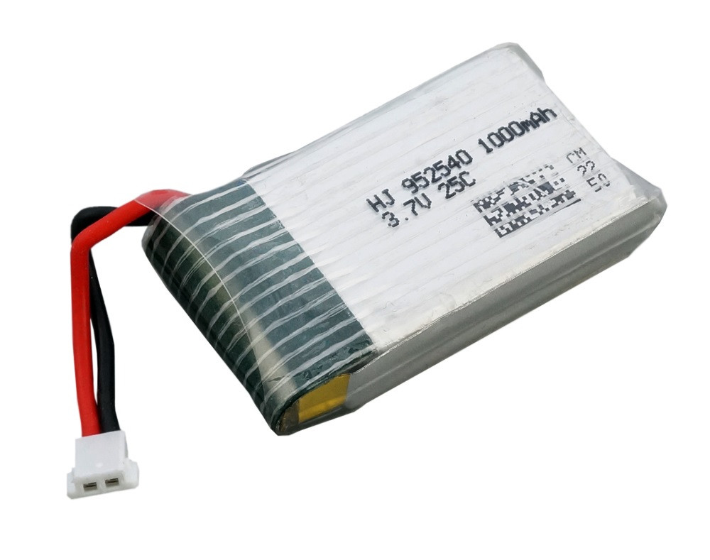 Аккумулятор литий-полимерный 1000mAh 3.7V 902540 высокотоковый 25C для Syma X5C, X5, X5SC, M68, MJX X705C - фото 3 - id-p1515662233