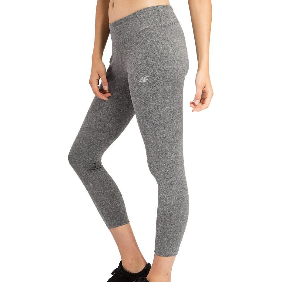 Лосини 3/4 4F сірі, жіночі (H4Z17-SPDF002-1968) - L, фото 1