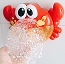 Іграшка для купання Bubble Crab 2028 музичний генератор піни краб, фото 3