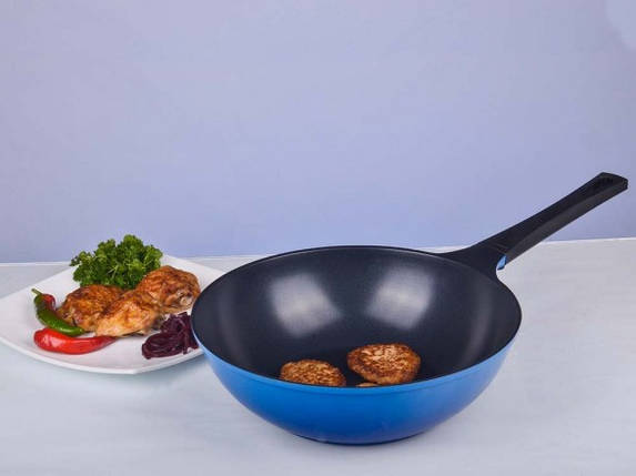 Сковорода вок Hilton d=30 см, фото 1