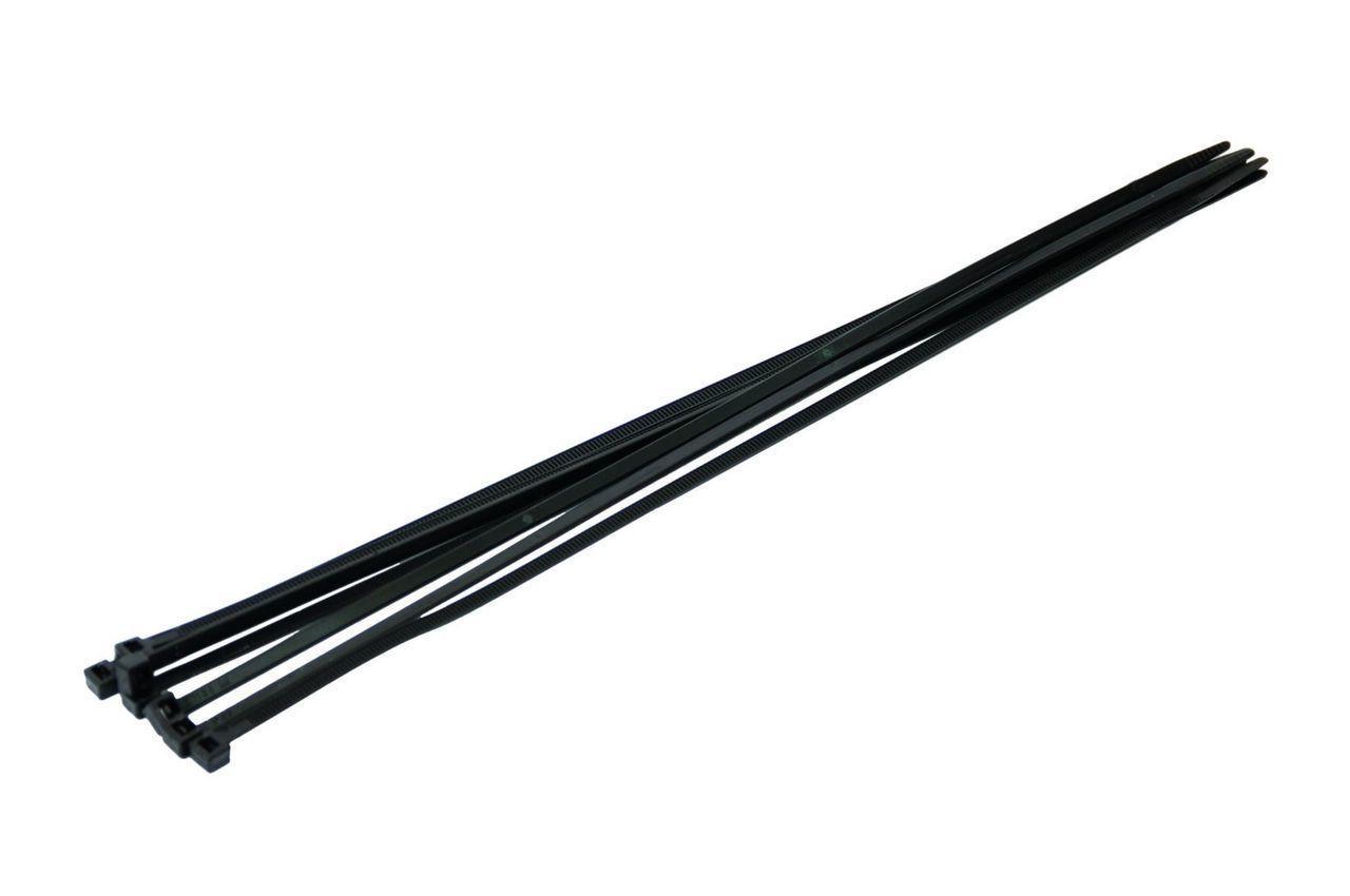 Хомут пластиковий Mastertool — 2,5 х 100 мм чорний (100 шт.)