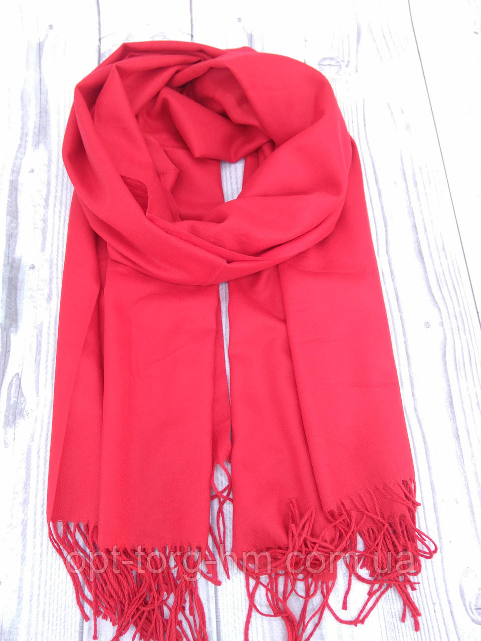 Теплий кашеміровий шарф, фото 1