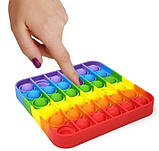 Комплект м'яких іграшок VOLRO коти Пушин кет із п'яти штук та іграшка антистрес Pop It квадрат (vol-1247), фото 10