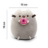 Комплект м'яких іграшок VOLRO коти Пушин кет із п'яти штук та іграшка антистрес Pop It квадрат (vol-1247), фото 3