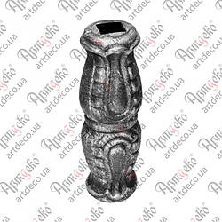 Насадка 130х35х14 отвір під квадрат. Арт. 41.307.01