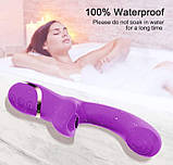 Вакуумний подвійний вібратор Double Sucker арт01, фото 2