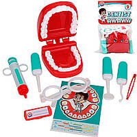 Игровой набор стоматолог Детский набор врача стоматолога Игрушка доктор стоматолог (9 предметов) 6641TXK