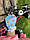 Велорукавички PowerPlay 001 Фламінго Блакитні S, фото 4