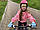 Велорукавички PowerPlay 001 Фламінго Блакитні 2XS, фото 7