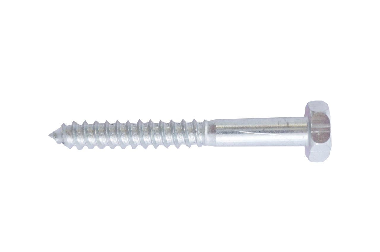 Гвинт шестигранний Apro — 10 x 80 мм DIN 571 (10 шт.)