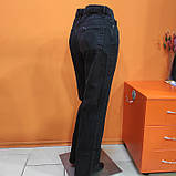 Джинси жіночі палаццо труби котон темно-сірі, фото 5